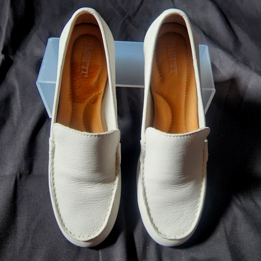 Born White Loafers EU 37, US Women's 6.5